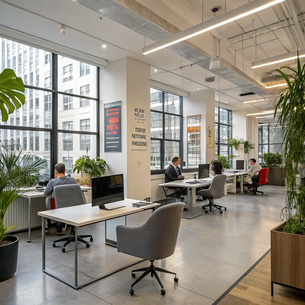 Office interior view